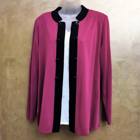 Misook Jackets & Blazers - Exclusively Misook Cardigan Jacket Like New L XL